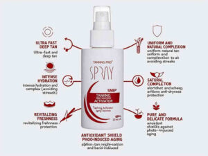 I molteplici benefici di TANNING PRO SPRAY SNEP per la tua pelle.
